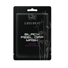 Черная маска-пленка  El`skin Black peel off mask